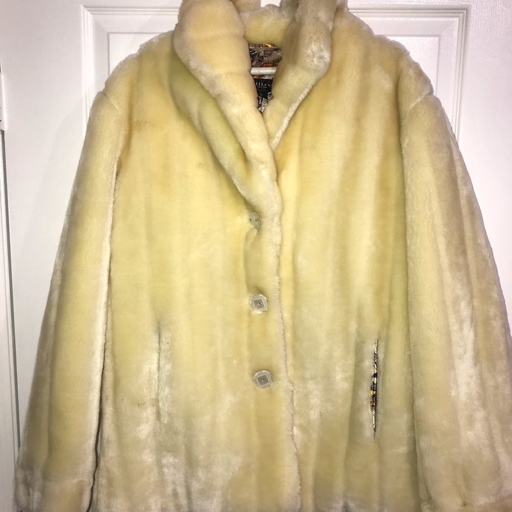 Faux fur coat